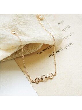 GOLD 14k Gold Plated Snake Chain Bracelet